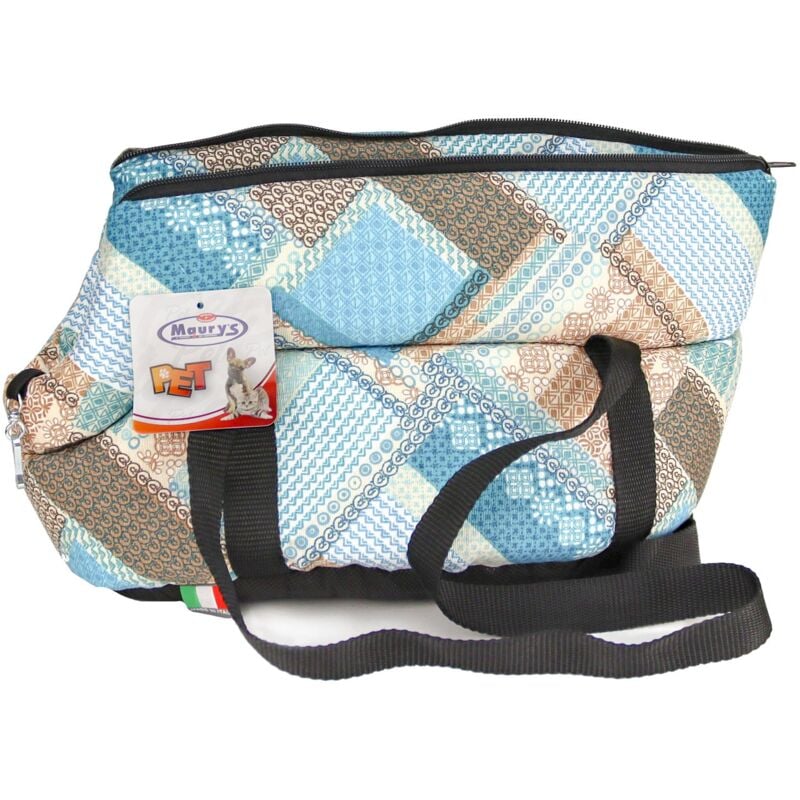foto del prodotto maury s borsa portatile semirigida per animali cane gatto 35 x 20 x 20 cm