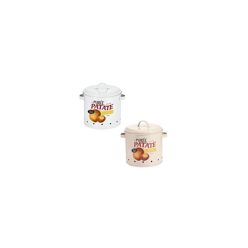 foto del prodotto maury s contenitore in latta per patate 22xh25cm colore assortito