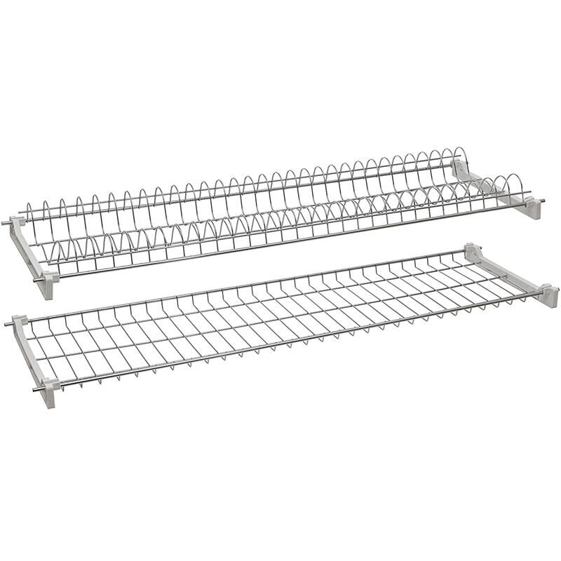 foto del prodotto maury s coppia di reti scolapiatti per pensile da cucina lunghezza 86 cm