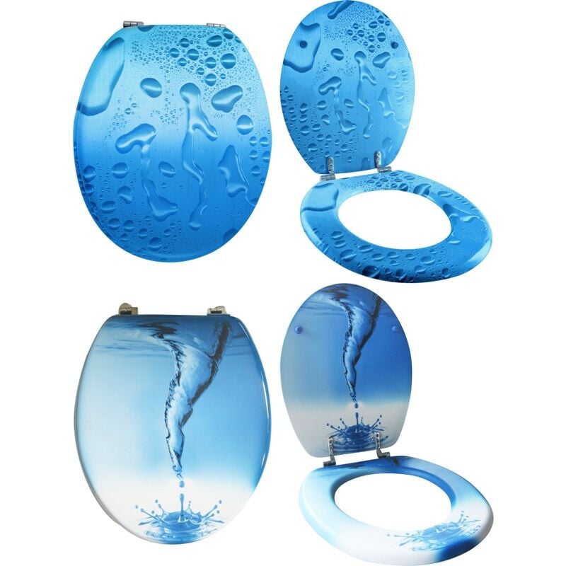 foto del prodotto maury s copri water wc acqua kit di montaggio con ganci inox