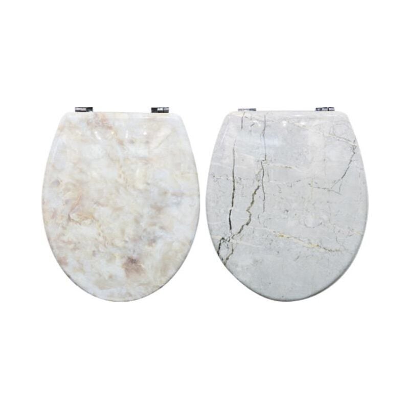 foto del prodotto maury's - copri water wc stone kit di montaggio con ganci inox