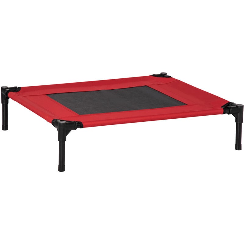 foto del prodotto maury's - cuccia estiva brandina per cani fino a 18kg da esterno e interno lettino per animali 76x61x18cm rosso