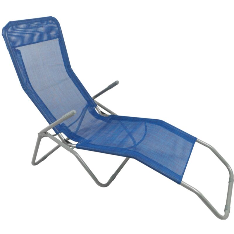 foto del prodotto maury s dondolina in textilene di colore blu 130 x 43 x h58 cm