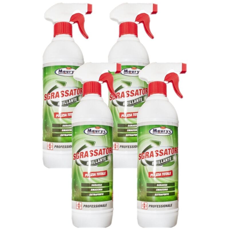 foto del prodotto maury s kit set 4 pz professional spray sgrassatore 750ml