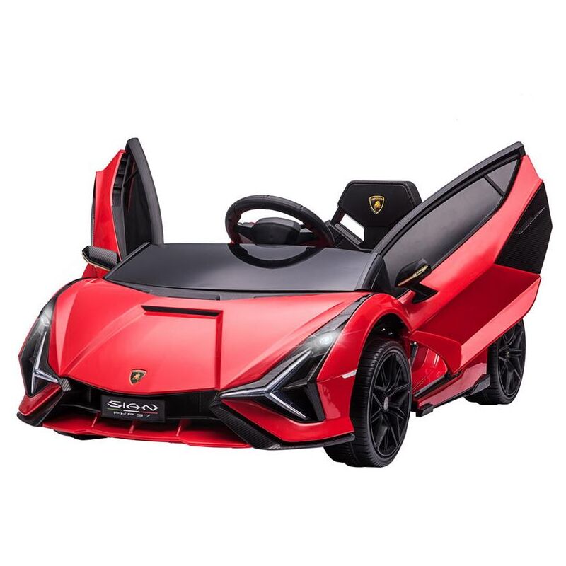 foto del prodotto maury s macchina elettrica lamborghini per bambini et 3 5 anni rossa