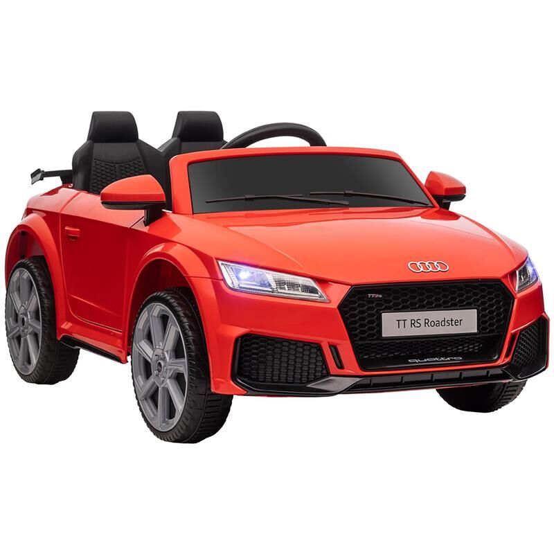 foto del prodotto maury s macchina elettrica per bambini 3 5 anni licenza audi tt con telecomando e fari led. 102x60x44 cm. rosso