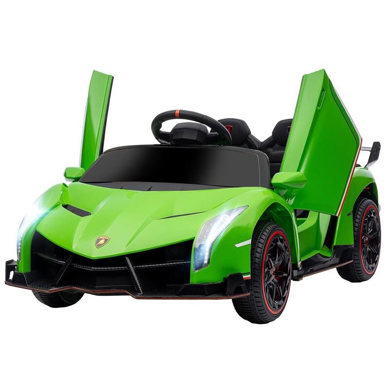 foto del prodotto maury s macchina elettrica per bambini lamborghini veneno 12v con telecomando. et 3 6 anni. verde