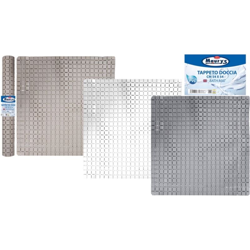 foto del prodotto maury s maurys tappeto per la doccia dado 54 x 54 cm colori assortiti