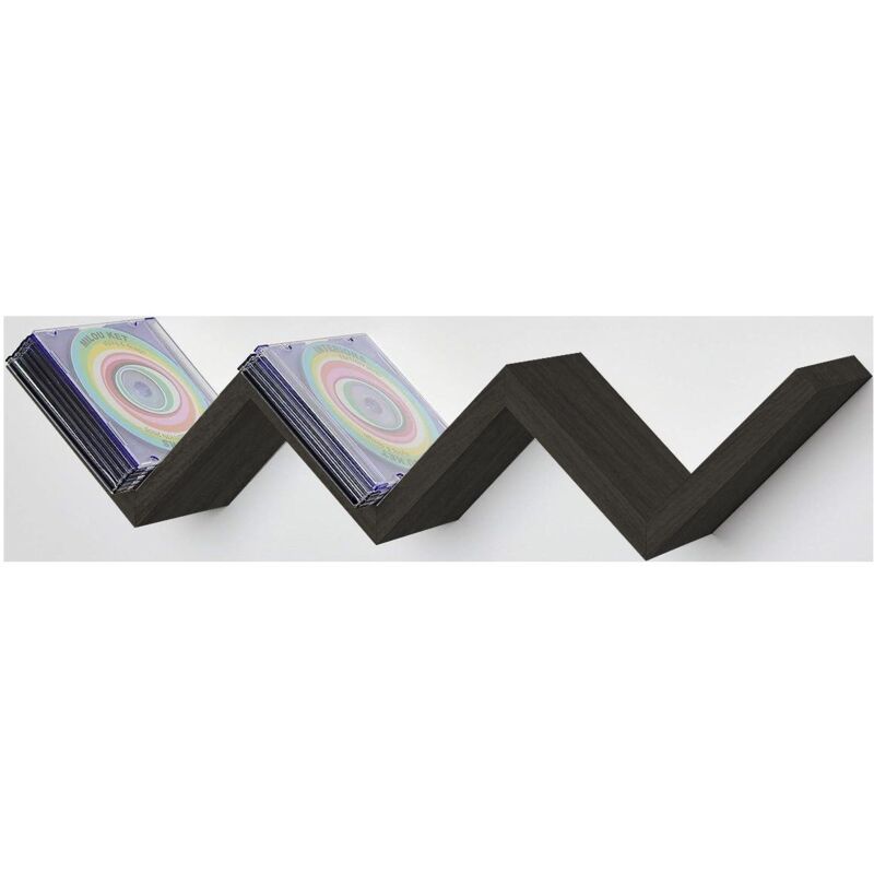 foto del prodotto maury s mensola zig zag dimensioni 59x12x12 cm in colore weng 