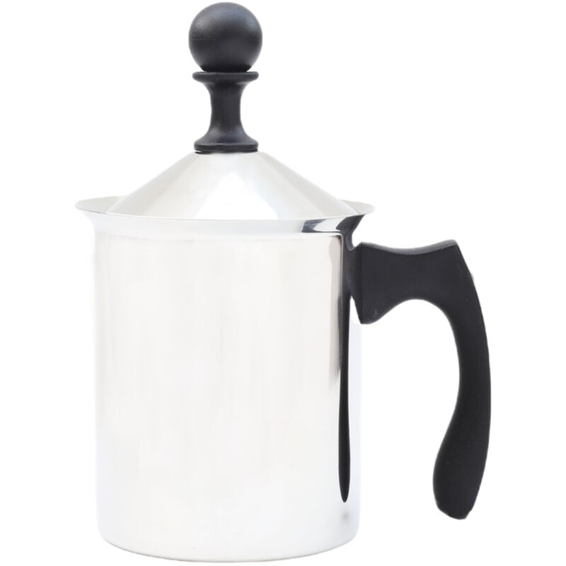 foto del prodotto maury s milky cappuccinatore manuale in acciaio inox con capienza di 800 ml