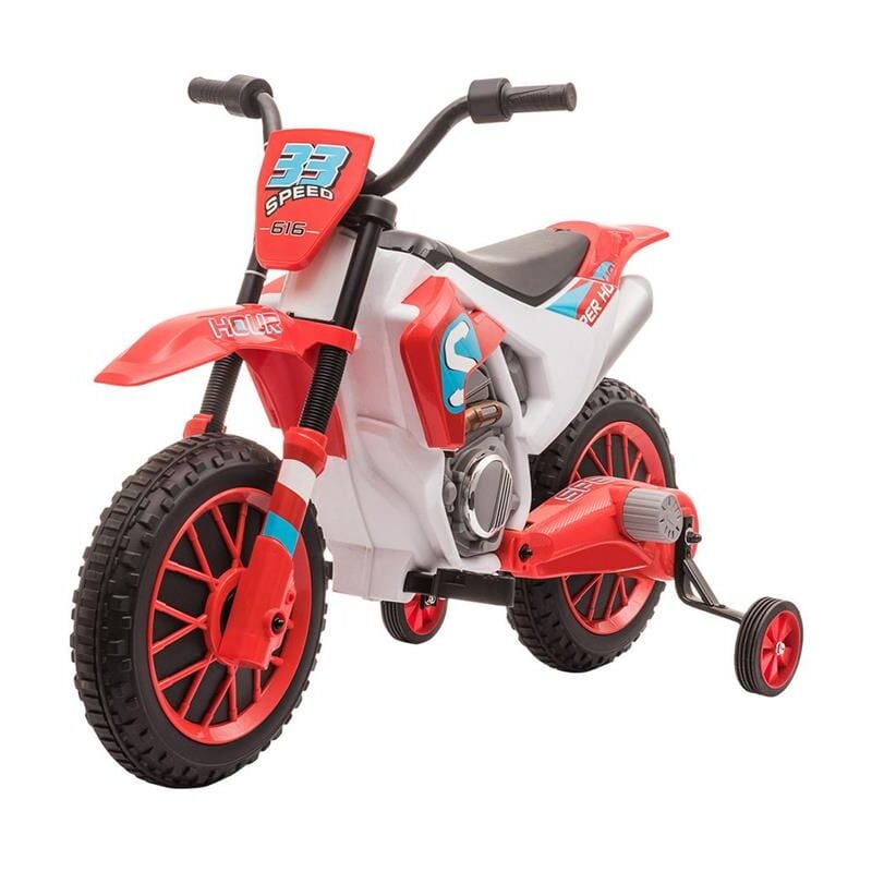 foto del prodotto maury s moto da cross elettrica per bambini da 3 5 anni rossa