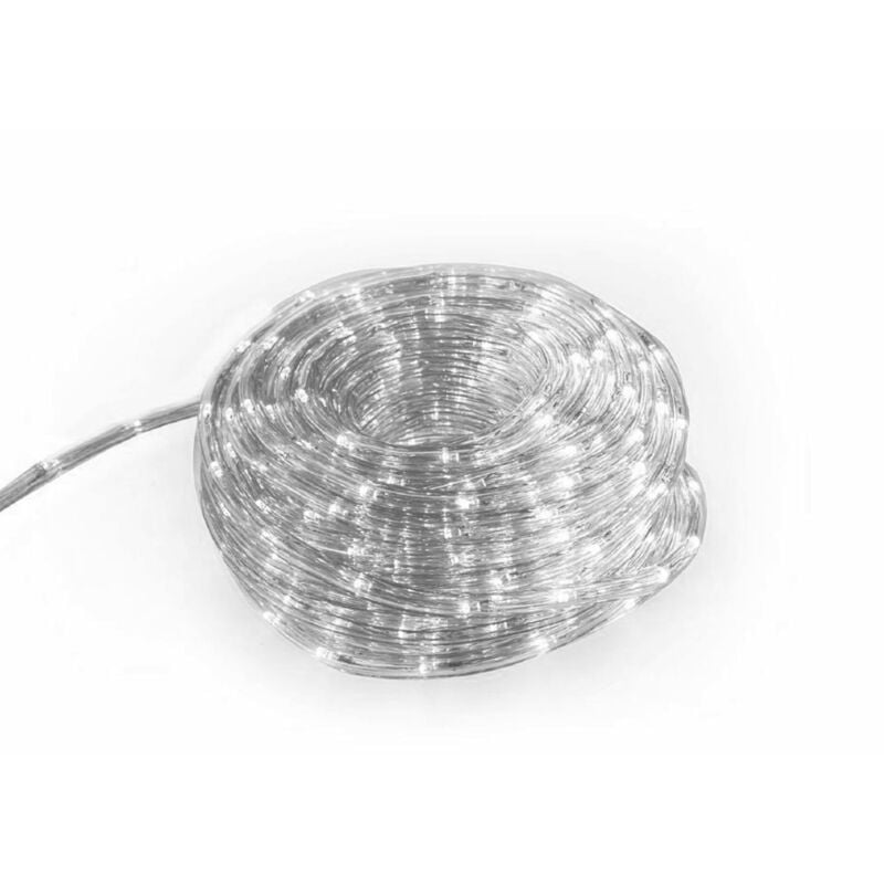 foto del prodotto maury s natale tubo led 11mt 8 funzioni bianco per esterno