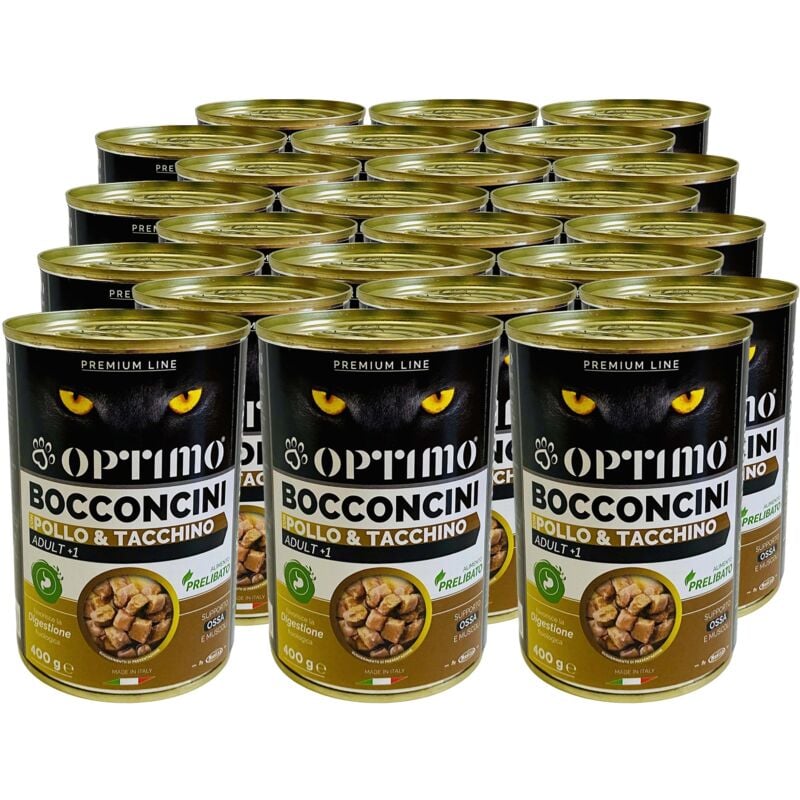 foto del prodotto maury s optimo set 24 bocconcini per gatto al gusto pollo e tacchino da 400 gr