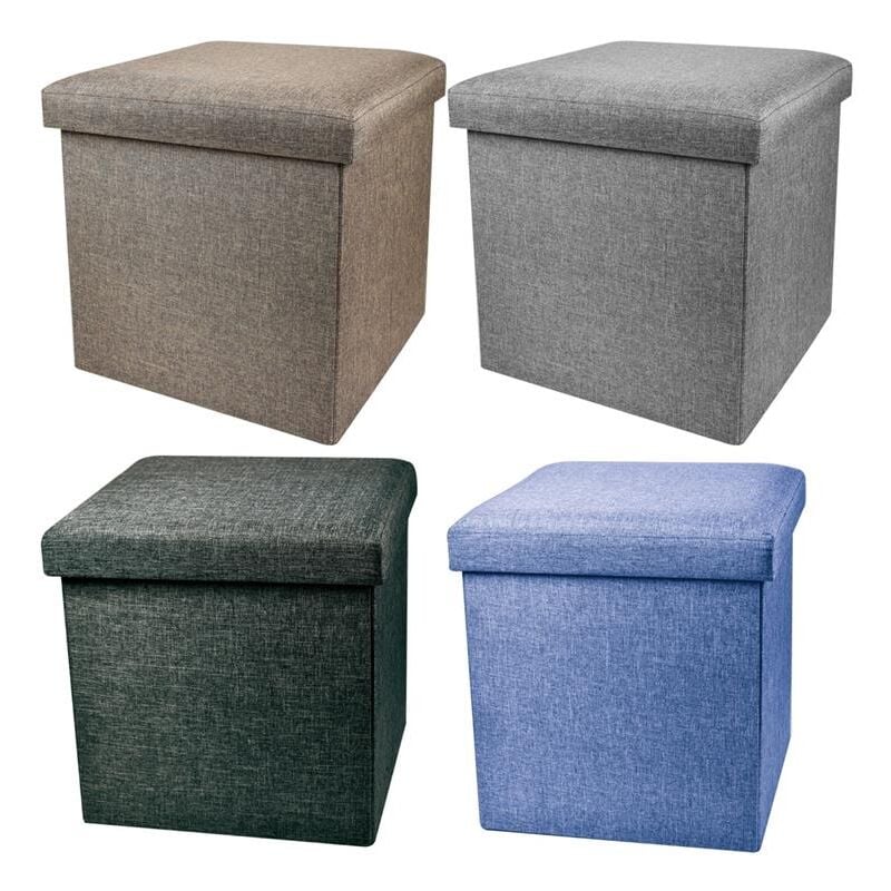 foto del prodotto maury s pouf contenitore canvas 38x38x38 cm in colore assortito