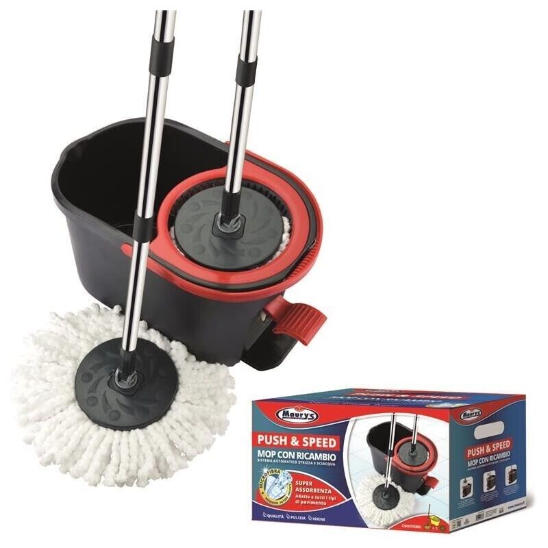 foto del prodotto maury s push speed mop con ricambio