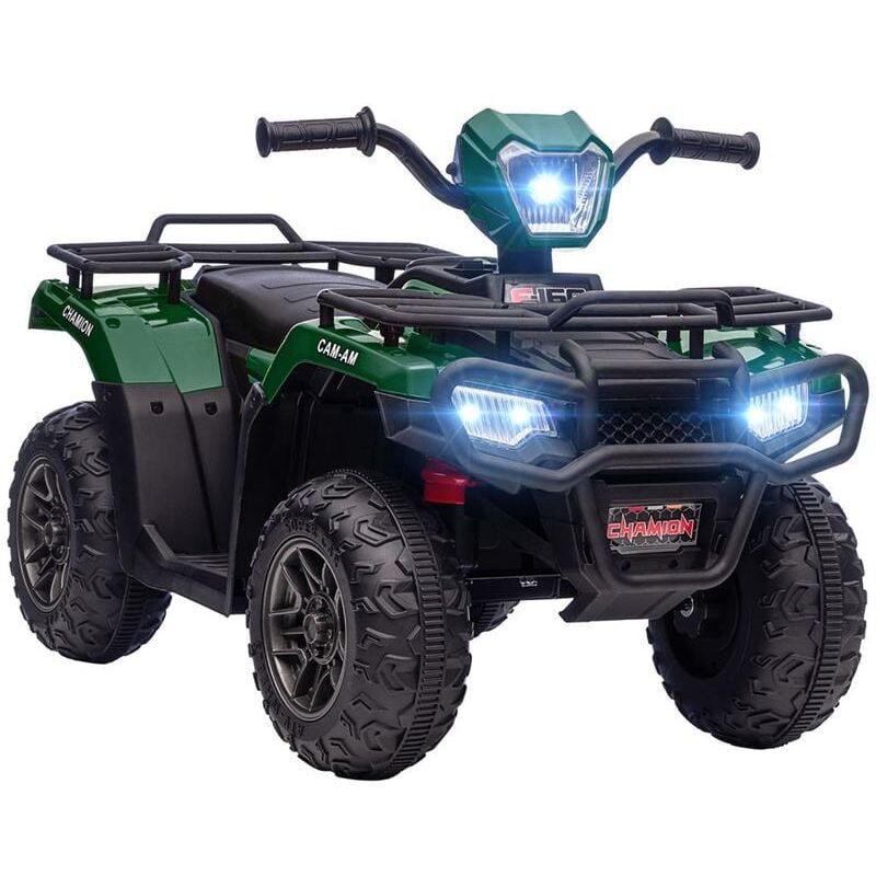 foto del prodotto maury s quad per bambini 3 6 anni con 3 luci led velocit max 4 km h verde