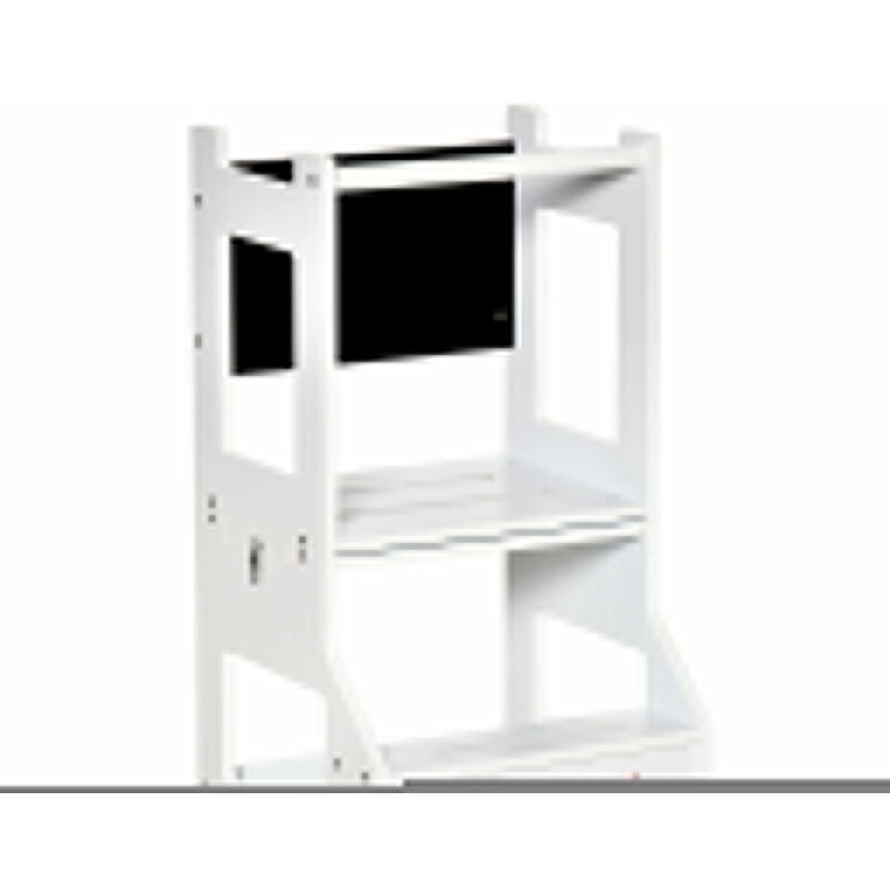 foto del prodotto maury s scala montessori 2 in 1 con sgabello e lavagna inclusi 42x44xh86 cm