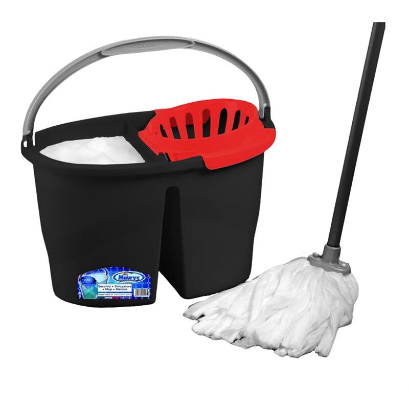 foto del prodotto maury s secchio con strizzatore mop manico