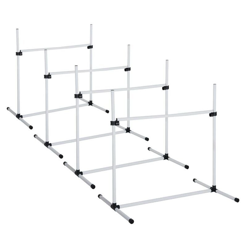 foto del prodotto maury s set 4 ostacoli agility dog per addestramento cani con sacca di trasporto