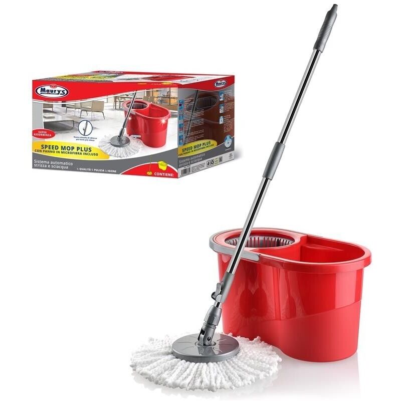 foto del prodotto maury s speed mop plus con panno in microfibra di ricambio