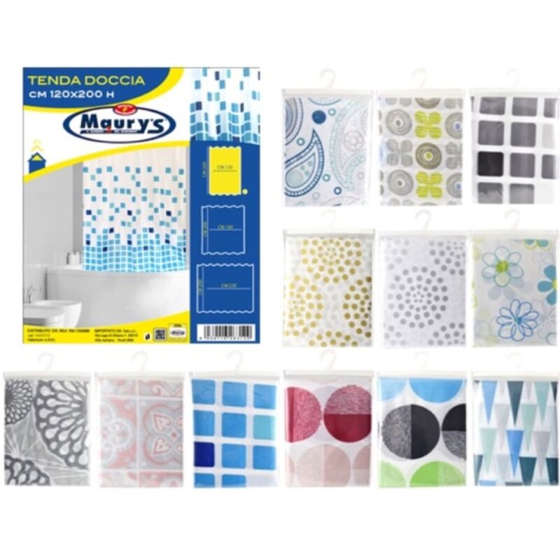 foto del prodotto maury s tenda doccia aurora 180x200cm stampe assortite