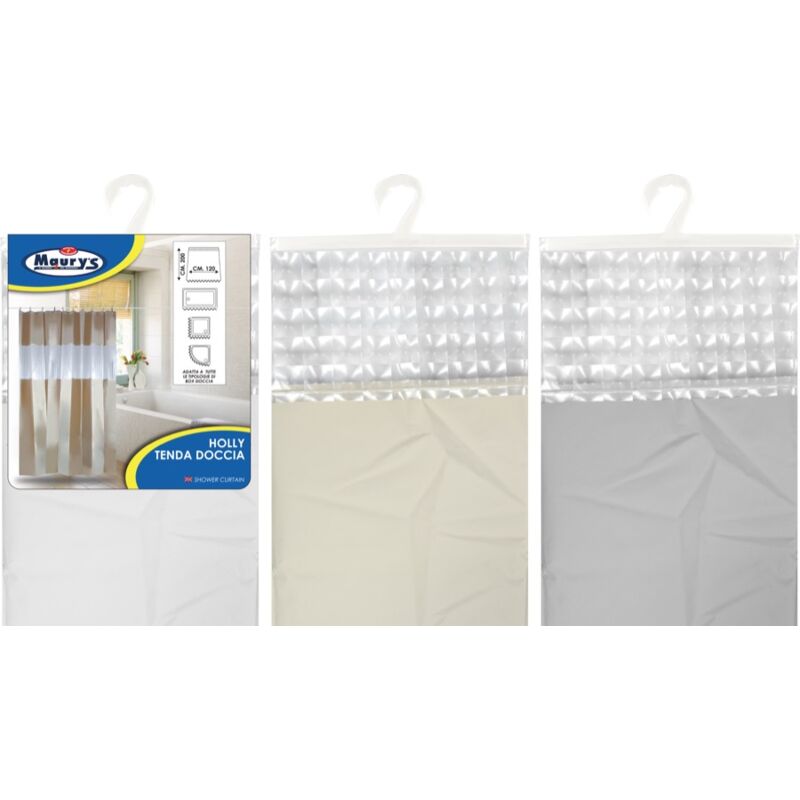 foto del prodotto maury s tenda doccia holly 180 x 200 cm colori assortiti