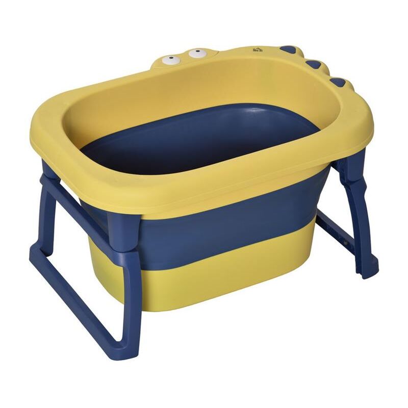 foto del prodotto maury s vasca bagnetto pieghevole 0 6 ann in plastica antiscivolo 75x55x43cm