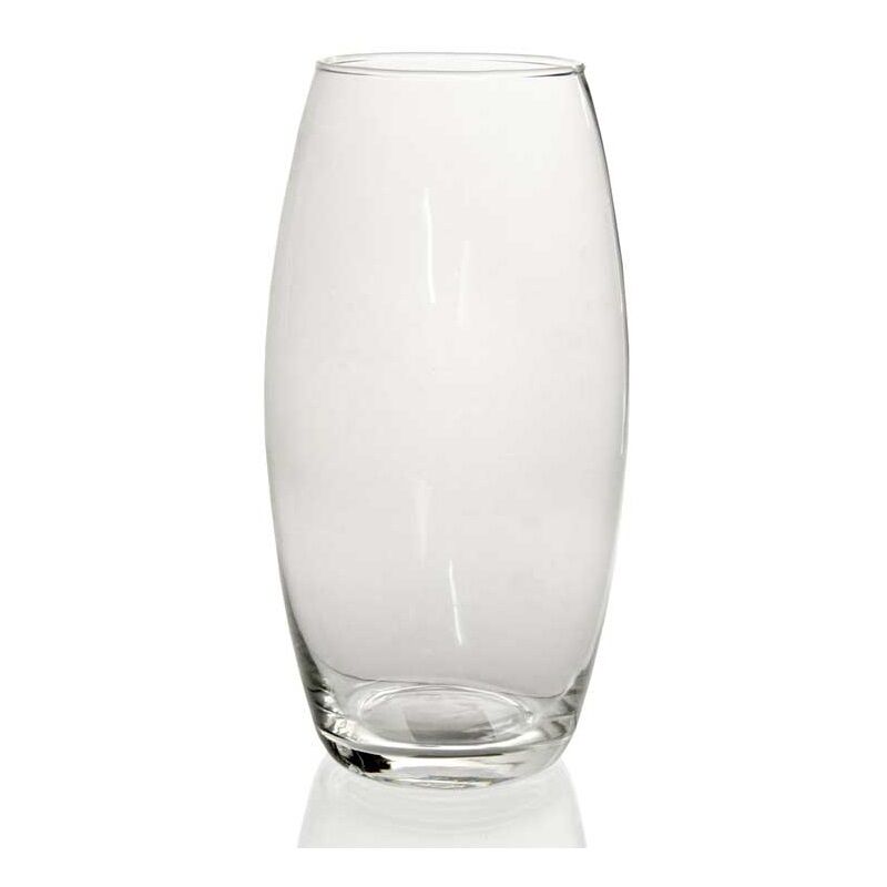 foto del prodotto maury s vaso da arredo in vetro ovale 12x37cm trasparente