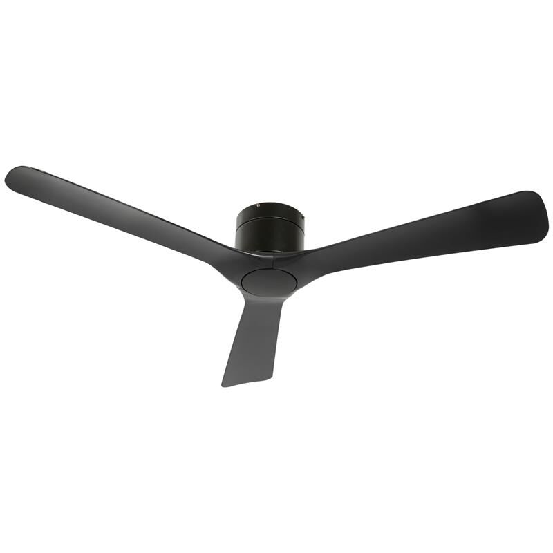 foto del prodotto maury s ventilatore da soffitto reversibile a 3 pale con 6 velocit . timer fino 8 ore e telecomando. nero
