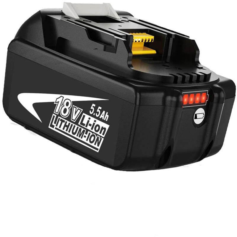 foto del prodotto mawiron sostituzione per makita batteria 18v bl1860 b bl1850b bl1840b bl1840 bl1845 1942 205 3 1943 309 1 lxt 400 con display led