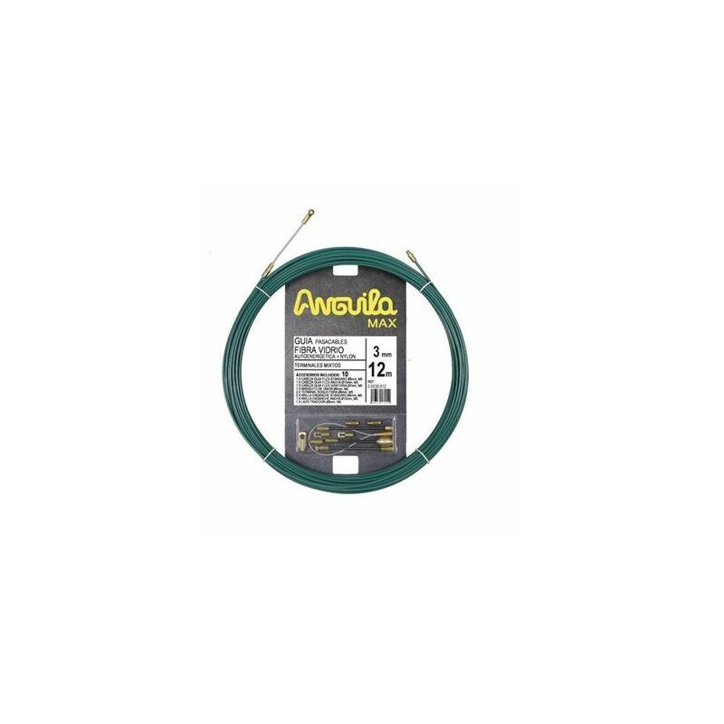 foto del prodotto max 3mm fibra di vetro nylon 12m passacavo verde anguila