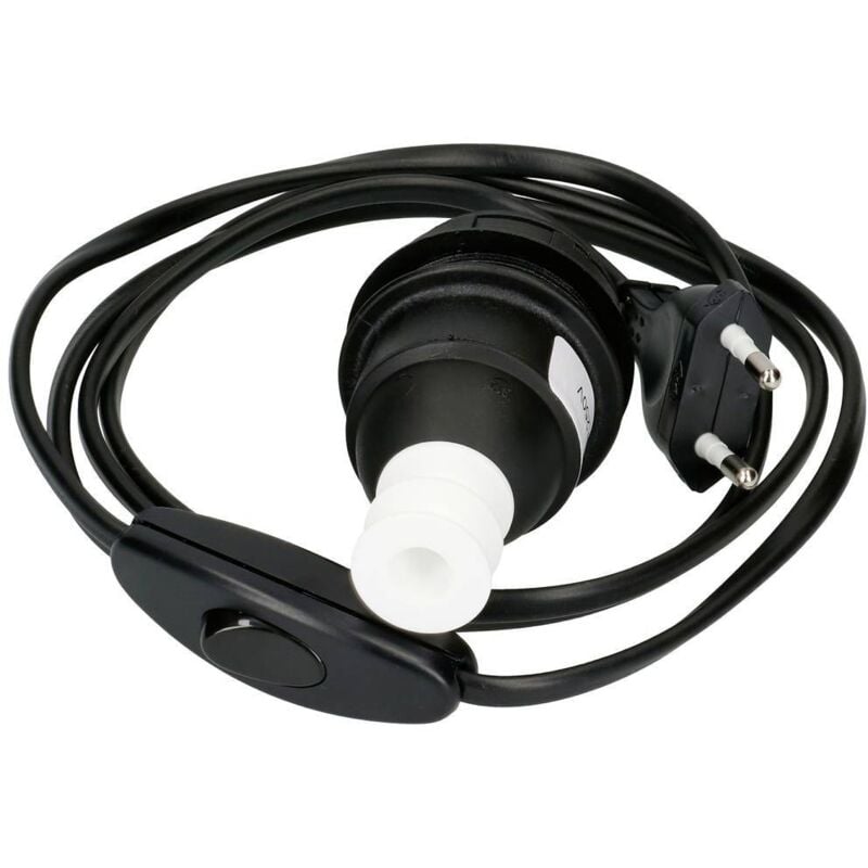 foto del prodotto max hauri 111816 portalampada e27 230 v con spina europea