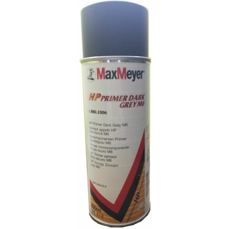 foto del prodotto max meyer - bomboletta spray hp primer aerosol monocomponente grigio scuro 400ml
