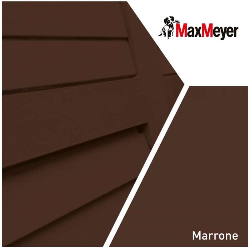 foto del prodotto max meyer maxmeyer smalto a solvente brillante marrone r8016 0,750 l