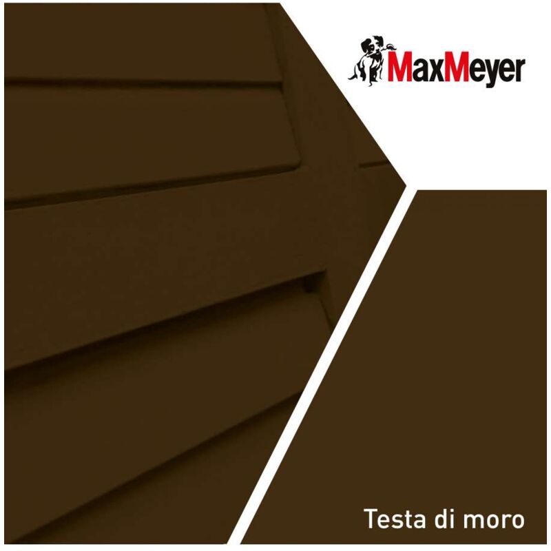 foto del prodotto max meyer maxmeyer smalto a solvente brillante testa di moro r8017 0,125 l