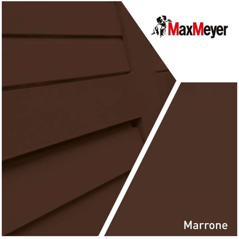 foto del prodotto max meyer maxmeyer smalto a solvente satinato marrone r8016 0,750 l