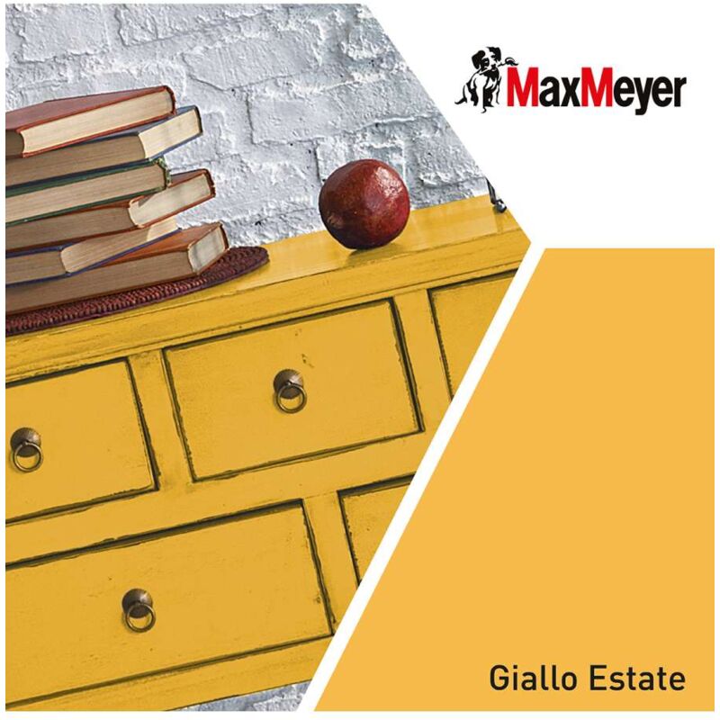 foto del prodotto max meyer maxmeyer smalto opaco all acqua poliuretanico giallo estate 0,75 l