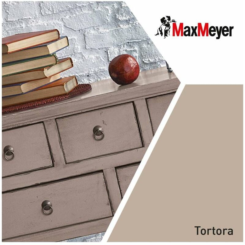 foto del prodotto max meyer maxmeyer smalto opaco all acqua poliuretanico tortora 0,75 l