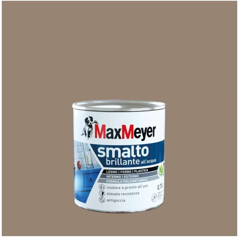 foto del prodotto max meyer maxmeyer smalto poliuretanico brillante all acqua yuta 0,75 l