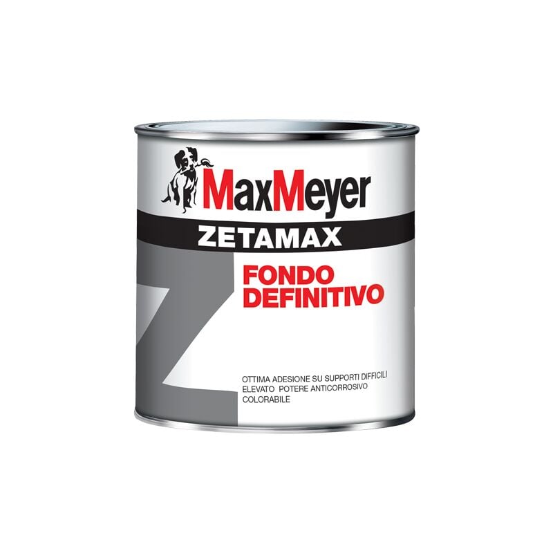 foto del prodotto max meyer maxmeyer zetamax, fondo antiruggine a solvente per supporti difficili, 0.5l
