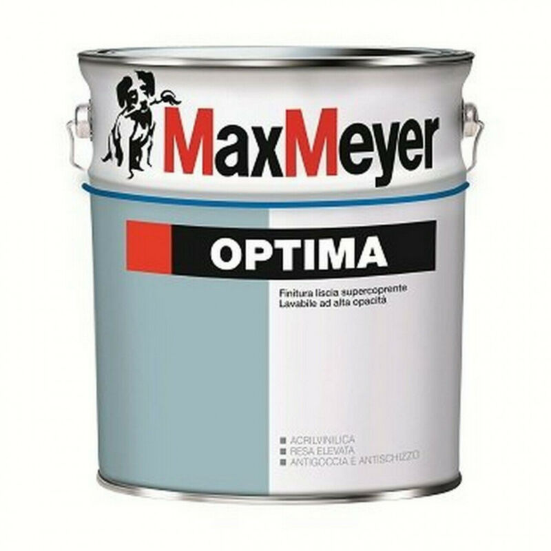 foto del prodotto max meyer optima a 14lt pittura bianca super lavabile interni ed esterni