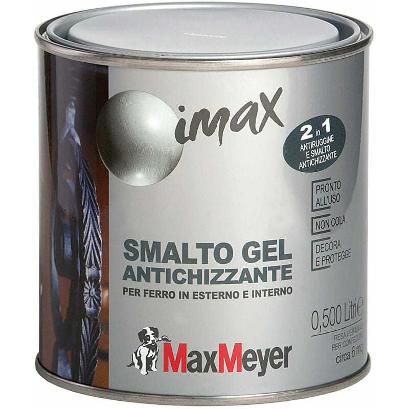 foto del prodotto max meyer smalto dec.antic.grigio gh.lt.0,500