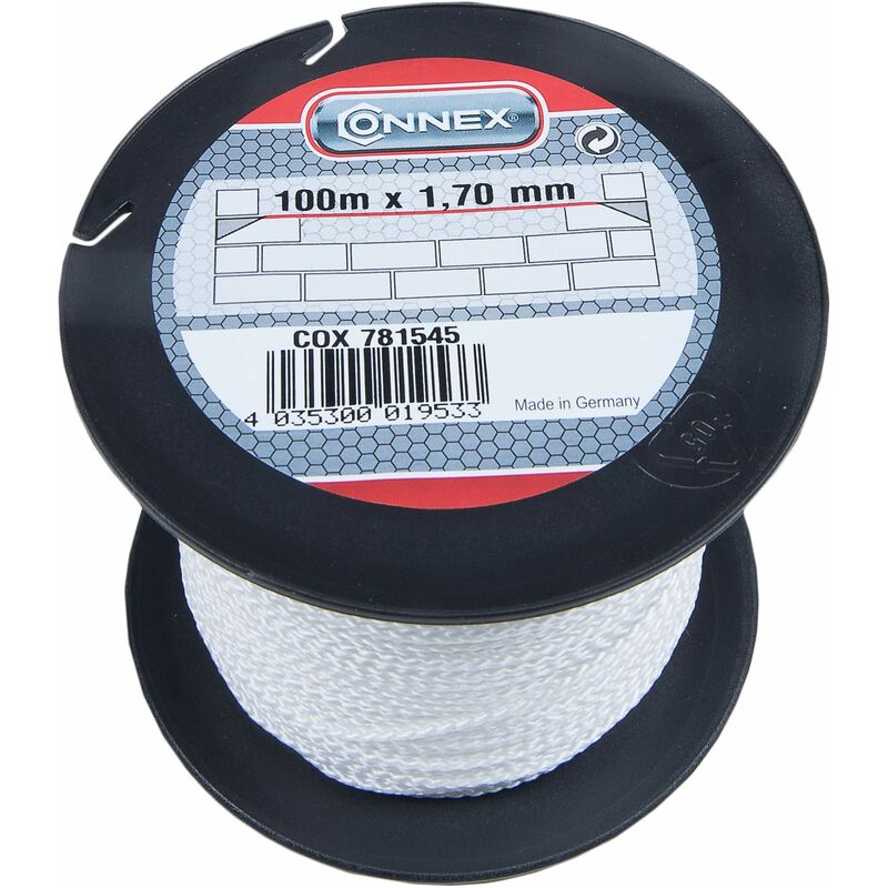 foto del prodotto max power cox781545 spago per muratore in polipropilene, diametro 1,7 mm, 100 mt. bianco