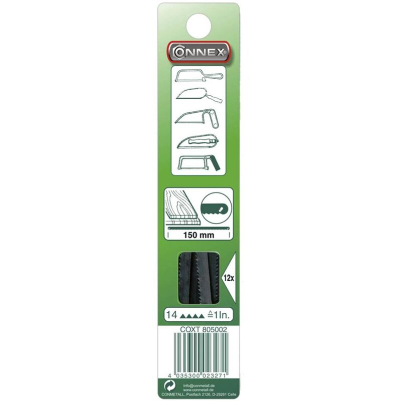 foto del prodotto max power coxt805002 lame di ricambio per legno 150 mm, 12 pezzi