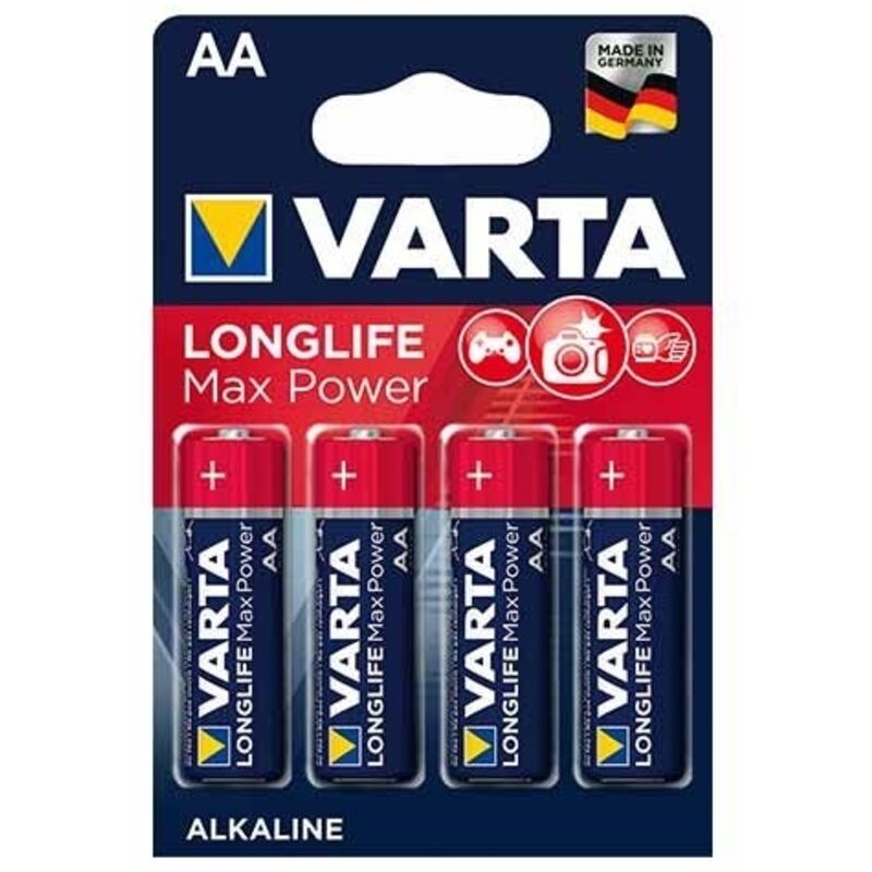 foto del prodotto max tech batteria aa, 4-er blister - varta