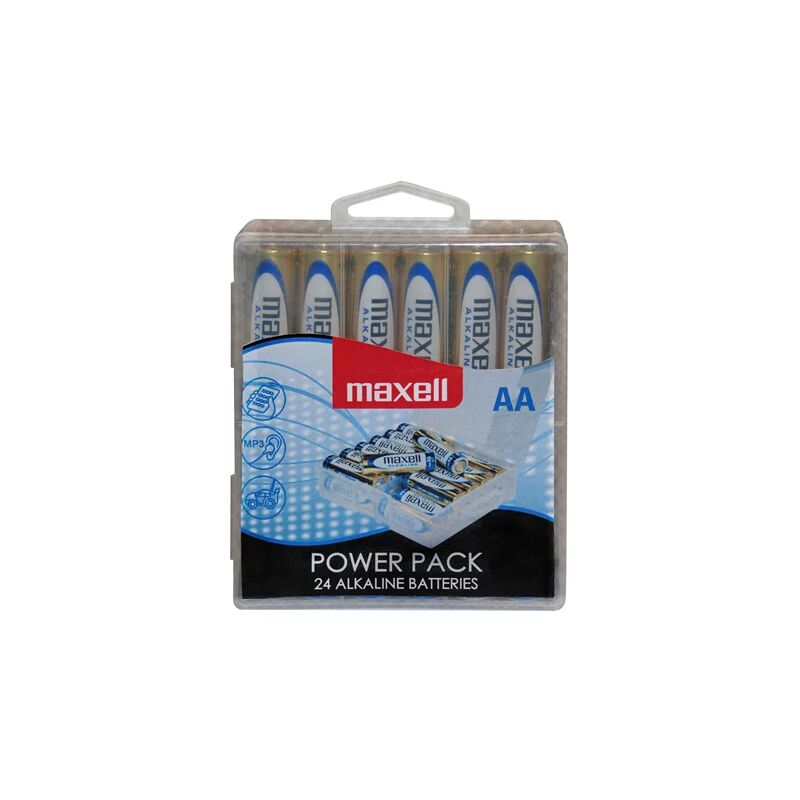 foto del prodotto maxell batterie alcaline confezione de 24 pz, confezione de 24 pz 