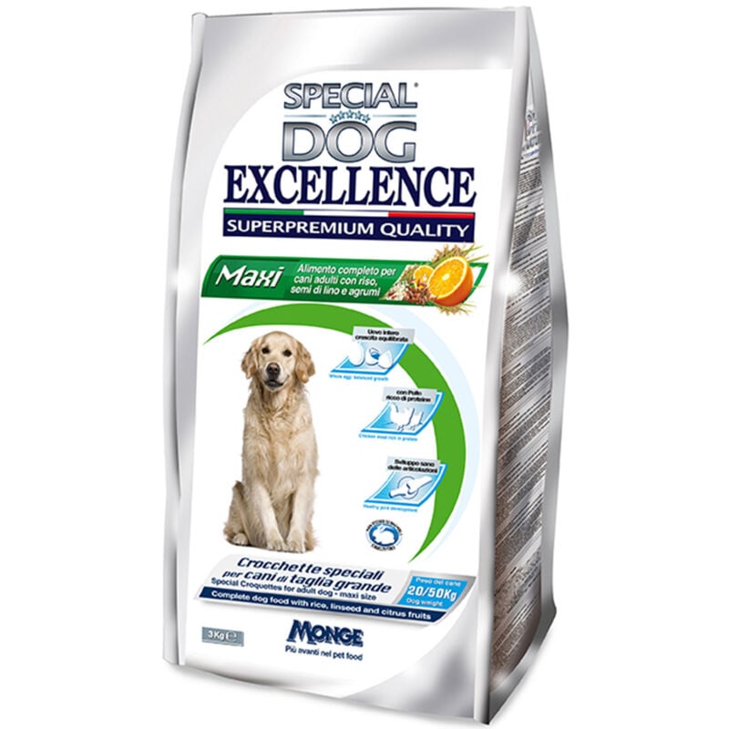 foto del prodotto maxi adult special dog excellence monge 3 kg
