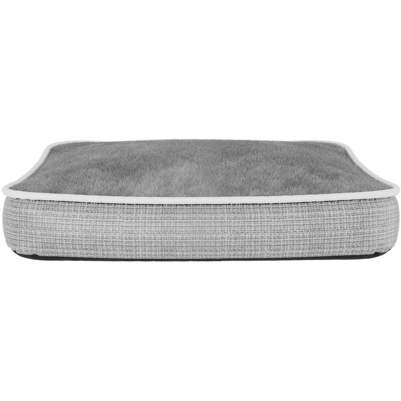 foto del prodotto maxi cuscino imbottito per cani e gatti 66x49x12cm grigio chiaro