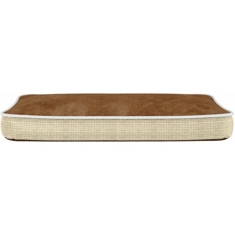 foto del prodotto maxi cuscino imbottito per cani e gatti 89x65x12cm tortora