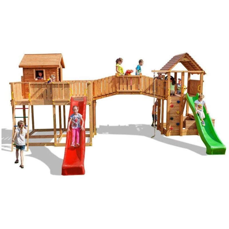 foto del prodotto maxi set fungoo joyful castel my spacexl fortress toybox rainbow